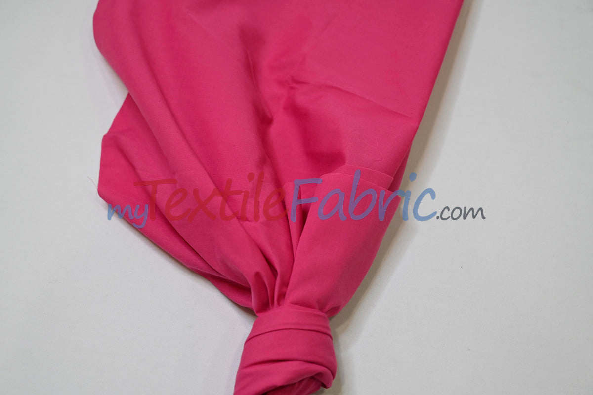 Polyester Cotton Broadcloth Fabric - Solid Colors, 58/60" Width (1 Yard)