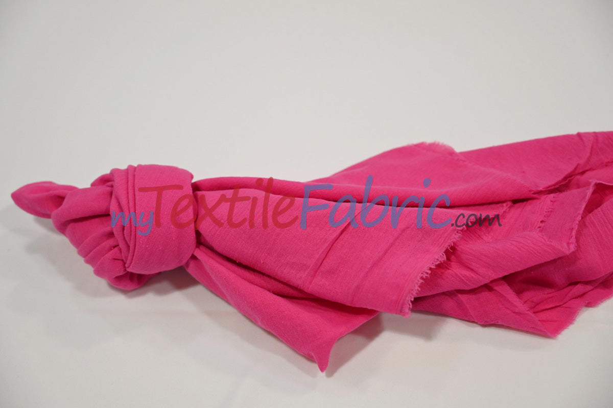100 Percent Cotton Gauze Fabric - Soft Lightweight Muslin, 46/48" Width, Yards, Bolts, Sample Swatch (1 Yard)