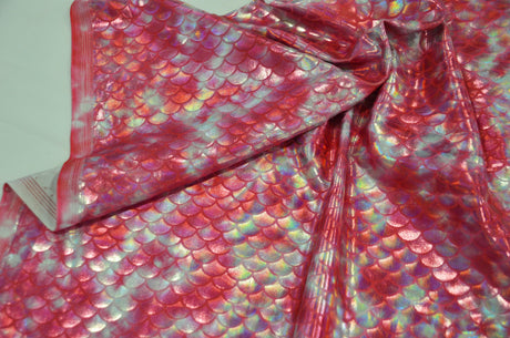 Paradise Mermaid Hologram Spandex Fabric - Multiple Colors, 58/60" Width (1 Yard)