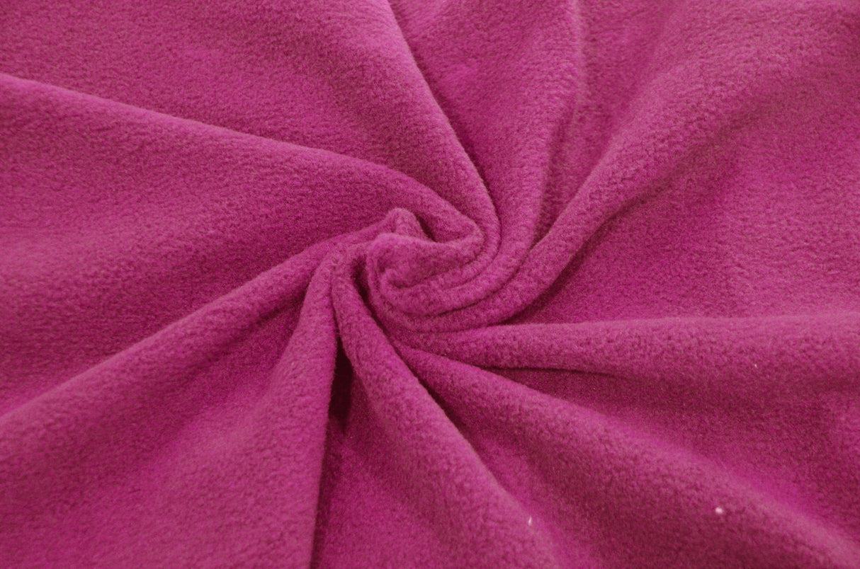 Polar Fleece Polyester Fabric - Anti Pill, Solid, 58/60" Width (1 Yard)