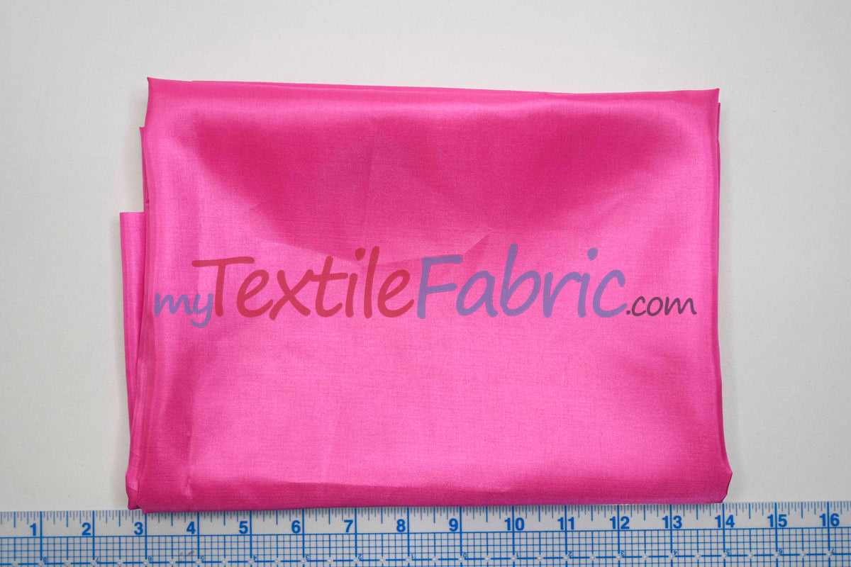 Polyester Silky Habotai Lining Polyester Fabric - Solid, 58" Wide (Sample Swatch)