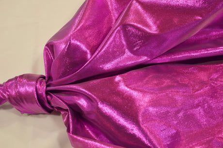 Tissue Lame Nylon Metallic Fabric - Solid Sheen, 44/45" Width (1 Yard)