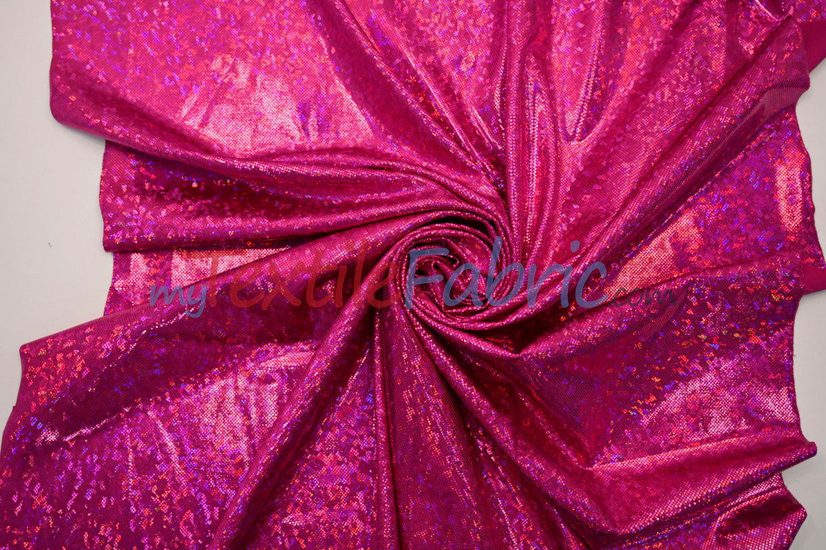 Shattered Hologram Spandex Fabric - Multiple Colors, 58/60" Width (1 Yard)