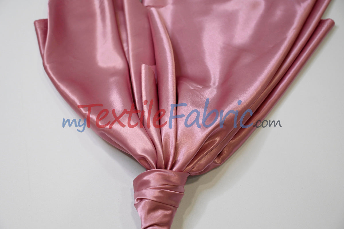 Stretch Charmeuse Satin Fabric - 96% Polyester 4% Spandex, Solid, 58/60" Width (Yards, Bolts, Sample Swatches)