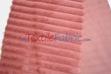 Striped Rabbit Fur 100 Percent Polyester Fabric - Striped Faux Rabbit Fur, 64/66" Width (1 Yard)