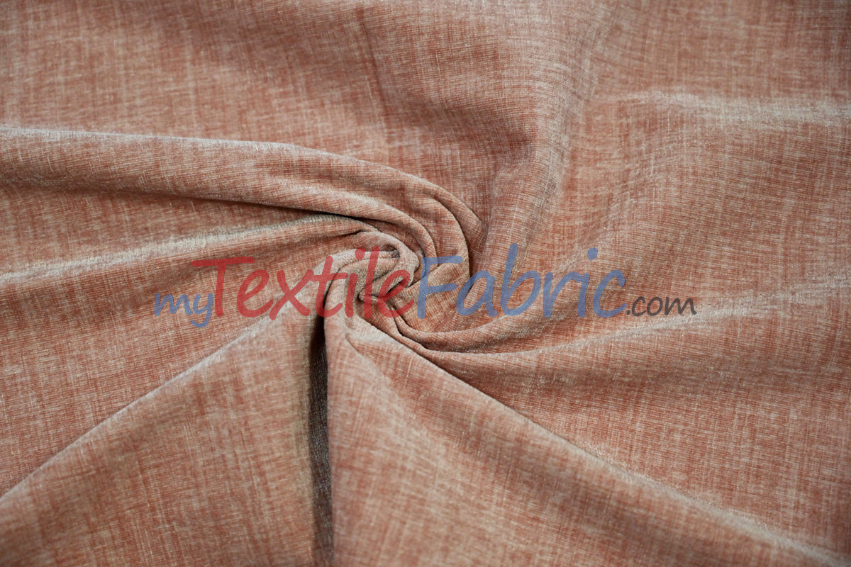 Chenille Polyester Fabric - Ultra Soft Velvety Texture, 60" Width, 350 GSM (1 Yard)