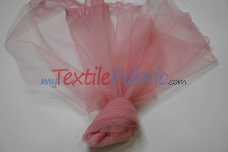 Micro Mesh Polyester Fabric - Sheer Soft Stretch Tulle, 58/60" Width, Multiple Colors (1 Yard)