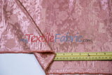 Satin Jacquard Satin Polyester Fabric - Satin Flower Brocade, 58/60" Width, Sample Swatch 3"x3" (1 Sample Swatch)