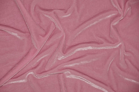 Stretch Velvet Spandex Fabric - Solid, 58" Width (1 Yard)