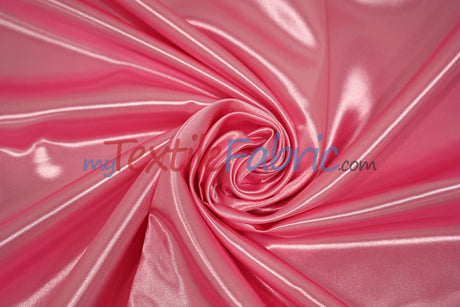 Bridal Satin Polyester Fabric - Shiny Solid, 58/60" Width, Multiple Colors (Yards, Bolts, Sample Swatches)