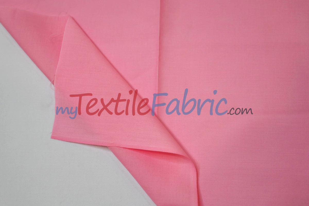 Polyester Cotton Broadcloth Fabric - Solid Colors, 58/60" Width (1 Yard)