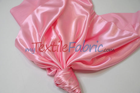 Stretch Charmeuse Satin Fabric - 96% Polyester 4% Spandex, Solid, 58/60" Width (Yards, Bolts, Sample Swatches)