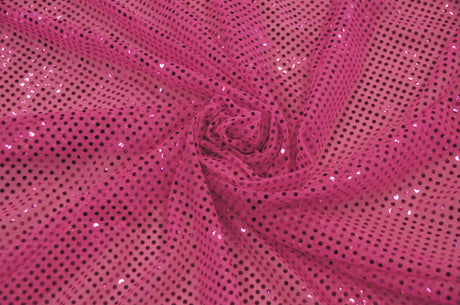 Confetti Dot Sequins Polyester Fabric - 3Mm Sequins, 45" Width (1 Yard)