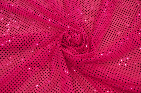 Confetti Dot Sequins Polyester Fabric - 3Mm Sequins, 45" Width (1 Yard)
