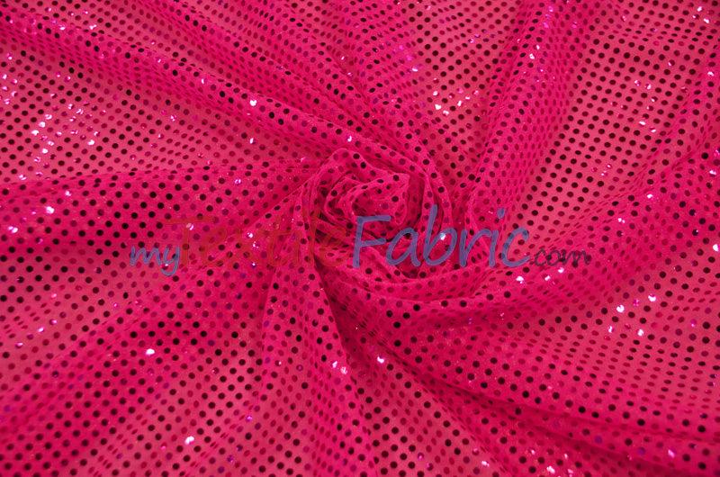 Confetti Dot Sequins Polyester Fabric - 3Mm Sequins, 45" Width (1 Yard)