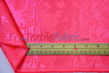 Satin Jacquard Satin Polyester Fabric - Satin Flower Brocade, 58/60" Width, Sample Swatch 3"x3" (1 Sample Swatch)