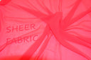 Silky Chiffon 100 Percent Polyester Fabric - Sheer, Super Soft, Flowy, 42/43" Width (1 Yard)