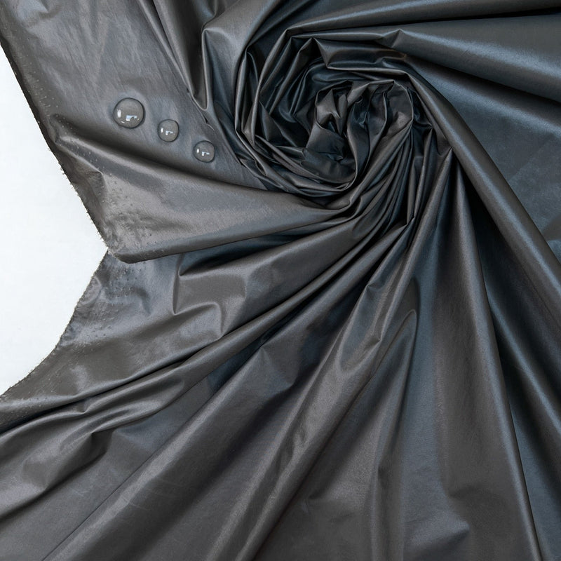 Waterproof Gray Polyamide Jacket Fabric