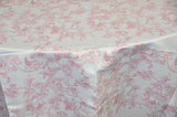 Ben Toile Polyester Fabric - French Toile Print, 58/60" Width, 4 Colors (1 Yard)