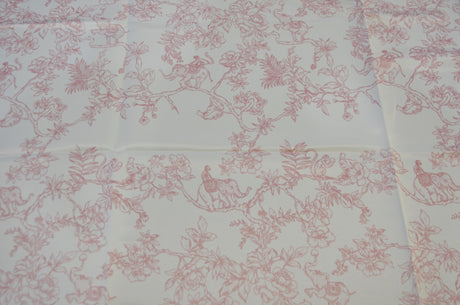 Ben Toile Polyester Fabric - French Toile Print, 58/60" Width, 4 Colors (1 Yard)