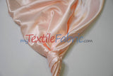Stretch Charmeuse Satin Fabric - 96% Polyester 4% Spandex, Solid, 58/60" Width (Yards, Bolts, Sample Swatches)