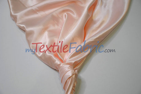 Stretch Charmeuse Satin Fabric - 96% Polyester 4% Spandex, Solid, 58/60" Width (Yards, Bolts, Sample Swatches)