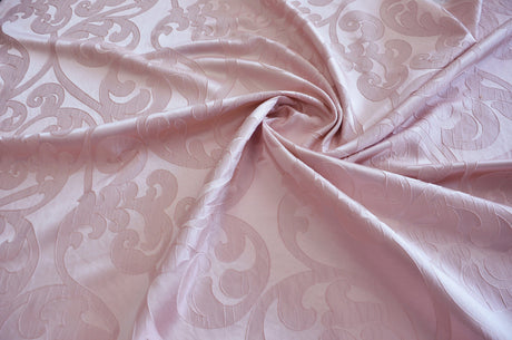 Victorian Damask Jacquard Fabric - Vineyard Damask Pattern, 58/60" Width (1 Yard)