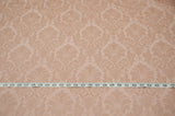Vintage Damask Polyester Fabric - Damask Brocade, 58" Width, White, Ivory, Blush Pink (1 Yard)