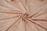 Vintage Damask Polyester Fabric - Damask Brocade, 58" Width, White, Ivory, Blush Pink (1 Yard)