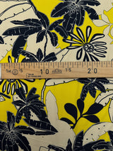 Polyamide Elastane Knit Printed Yellow Beige