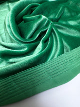 Polyamide Elastane Velour Green Shade