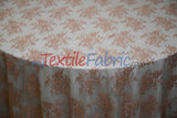 Chantilly Lace Polyester Fabric - Floral Embroidery, Sheer Mesh, 52" Width (1 Yard)