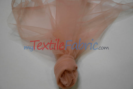 Micro Mesh Polyester Fabric - Sheer Soft Stretch Tulle, 58/60" Width, Multiple Colors (1 Yard)
