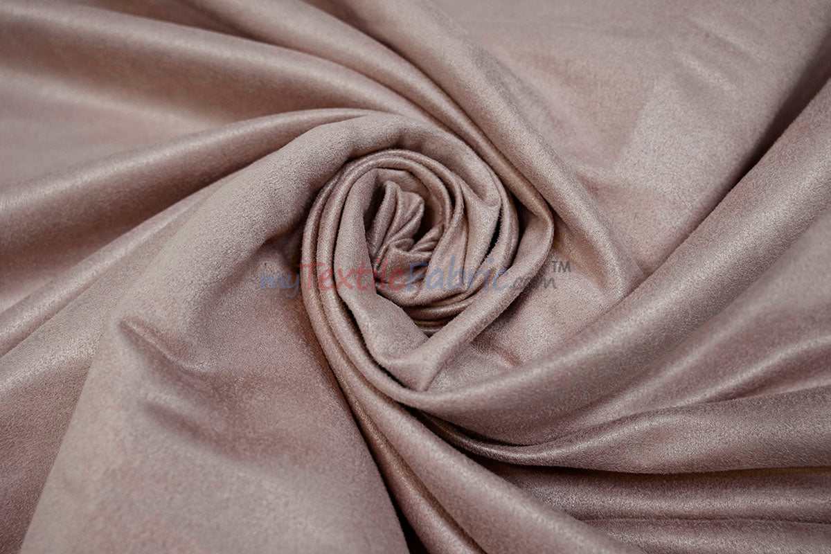 Microsuede Faux Suede Fabric - 40 Colors, 60" Width (Continuous Yards)
