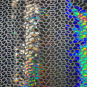 Nylon Spandex Cobra Hologram Sequin Fabric