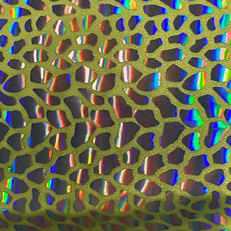 Nylon Spandex Cobra Hologram Sequin Fabric