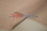Metallic Vintage Linen Polyester Fabric - Imitation Burlap, Metallic Foil Vein, 58/60" Width (1 Yard)