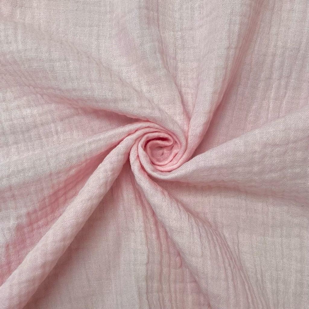 Double Layer Cotton Gauze Fabric - Soft Double Layer Muslin, 46/48" Width (1 Yard)