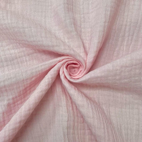 Double Layer Cotton Gauze Fabric - Soft Double Layer Muslin, 46/48" Width (1 Yard)
