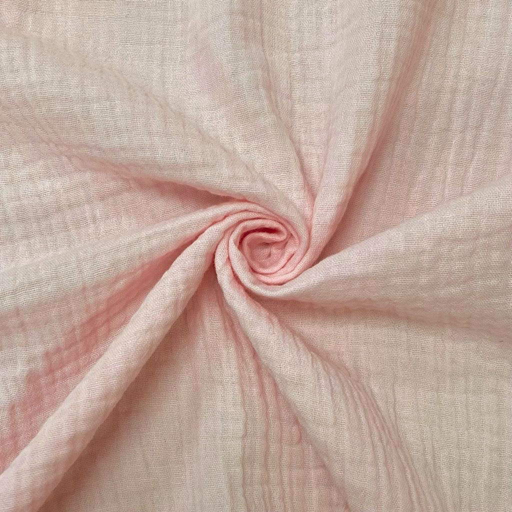 Double Layer Cotton Gauze Fabric - Soft Double Layer Muslin, 46/48" Width (1 Yard)