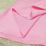 Round Polyester Tablecloth 120" Pink
