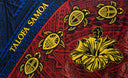 Polyester Sarong Sea Turtles Hibiscus