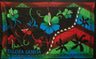 Polyester Sarong Multicolor Talofa Samoa Hibiscus Tiare