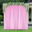 Crushed Velvet Backdrop Drape Panel 10 ft x 57 in Pink