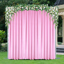 Frosted Ice Crushed Velvet Backdrop Drapes