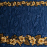 Cotton Barkcloth Hibiscus Palm Double Border Fabric
