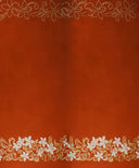1 Yard Tiare & Swirls Glitter Double Border Fabric 36" x 60" Polyester
