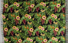 Hibiscus Plumeria & Tropical Leaves Rayon Fabric - Red, Teal, Turquoise, Royal, Black, Fringes, 72" L x 45" W (1 Piece)