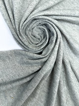 Cotton French Terry Melange Gray
