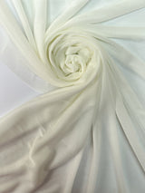 Polyester Knitted Fabric White Green